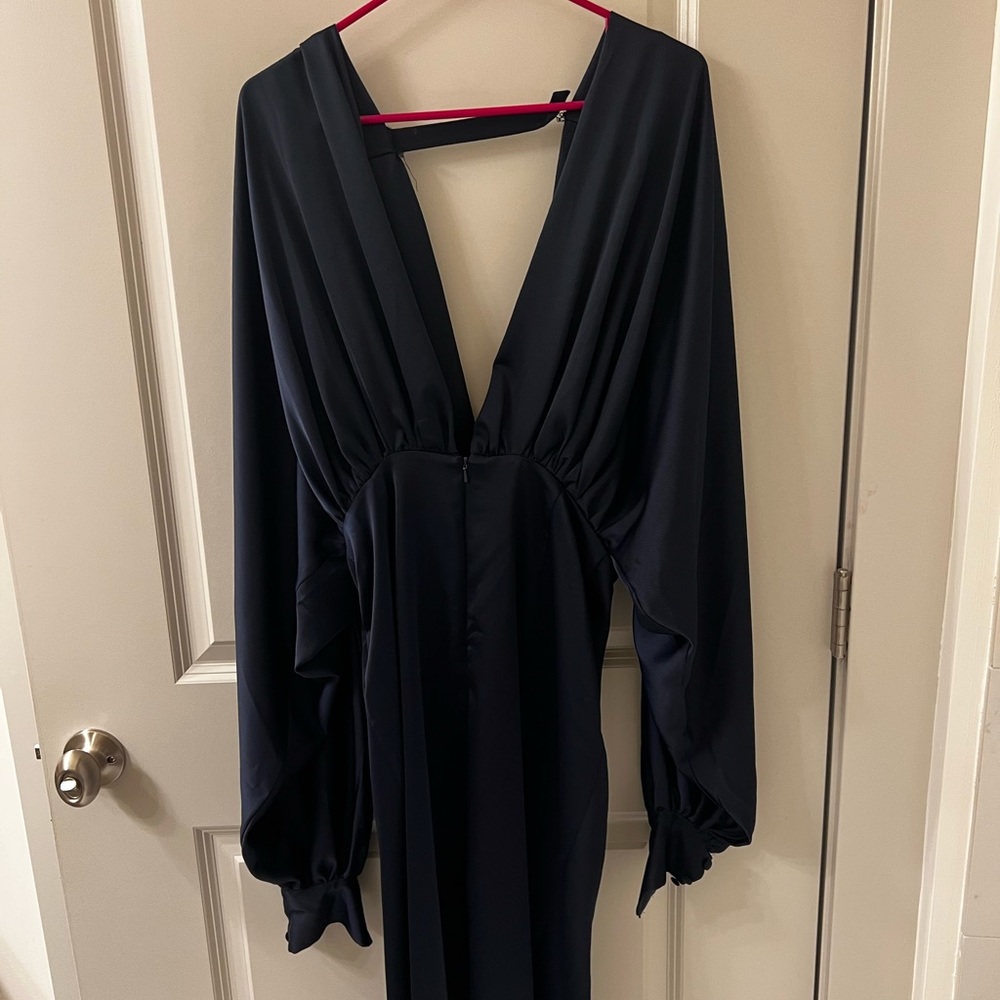 ASOS Navy blue Kimono style dress